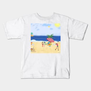 beach theme Kids T-Shirt